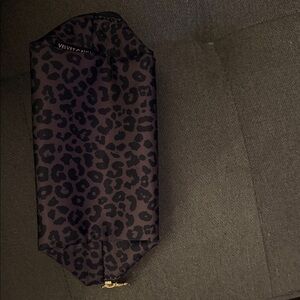 Velvet Caviar Black Leopard Pouch